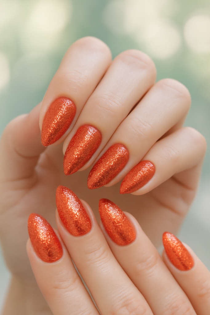 50 Summer Nail Designs Ideas to Try Before the Season Ends 32 Firecracker Sparkle nail