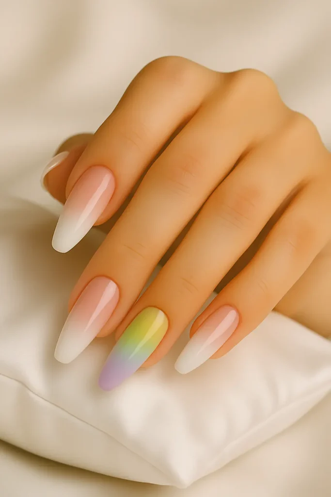 French Ombre Nails