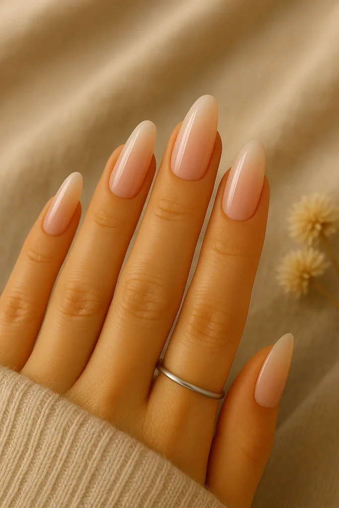 Nude Ombre Nails