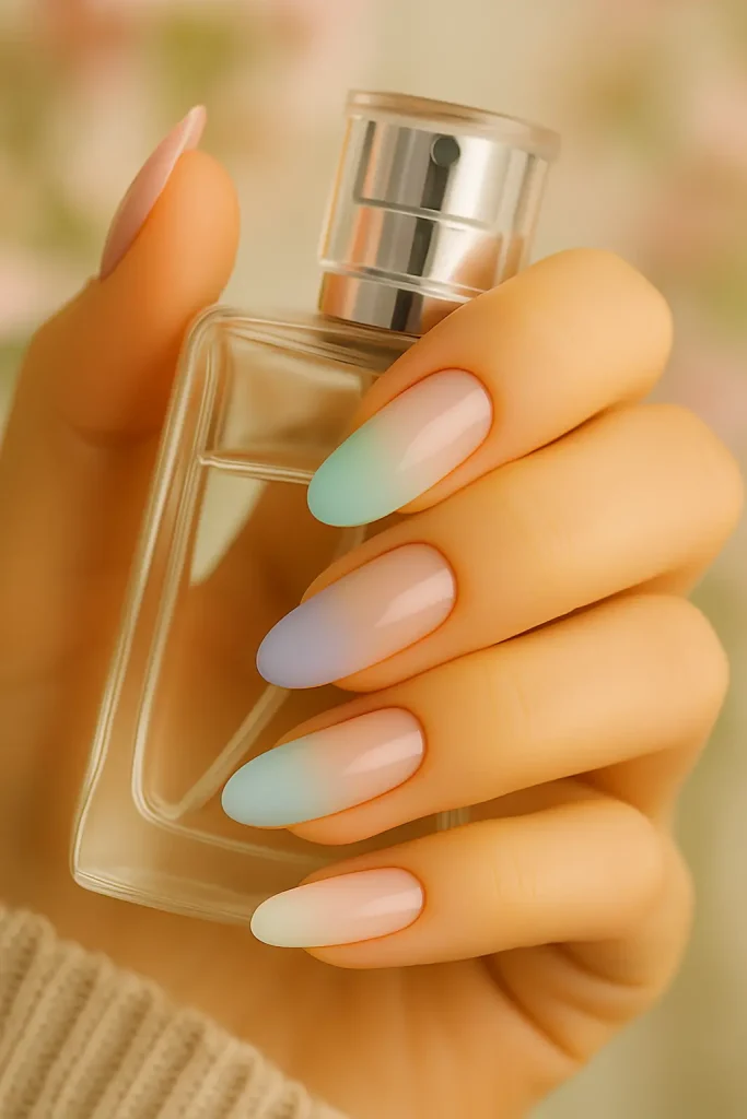 Pastel Ombre Nails