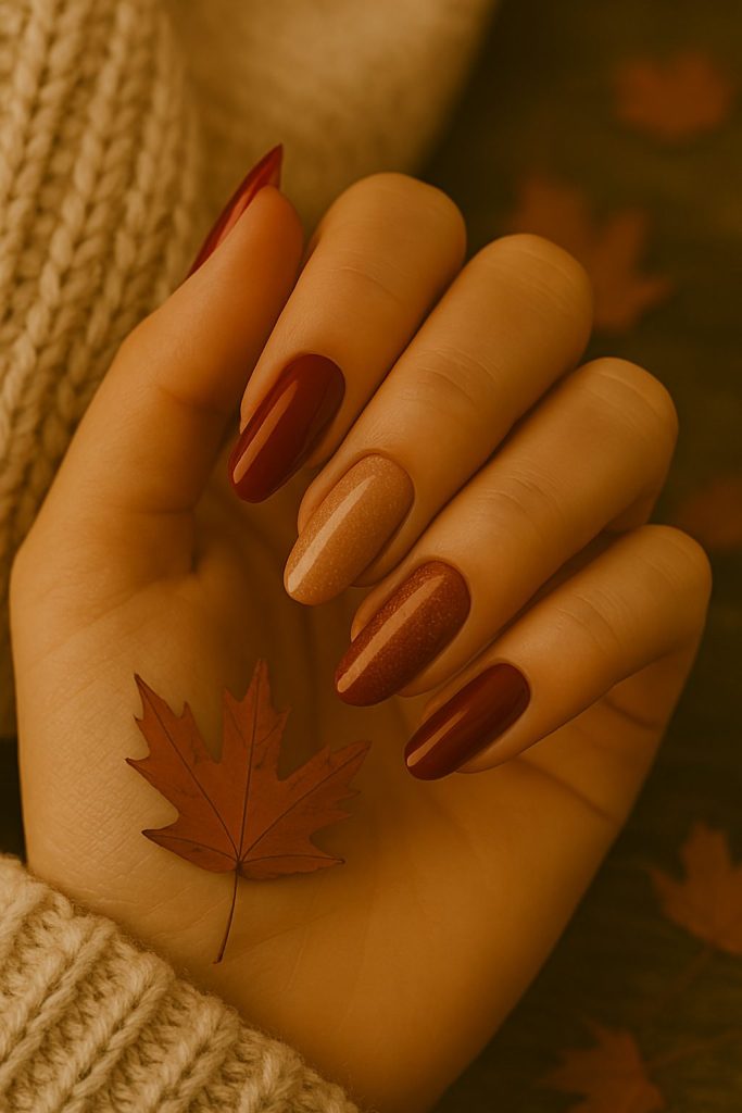 Maple Red Nails