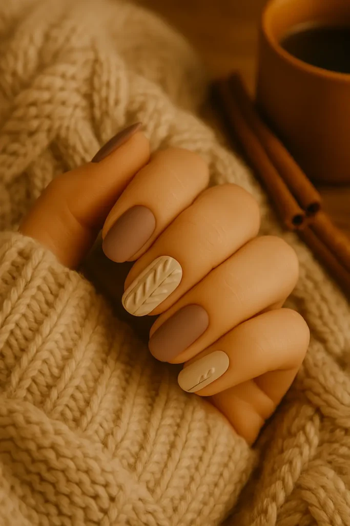 Sweater Texture Nails